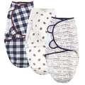Boys Quilted Swaddle Blankets, Gridiron Fun