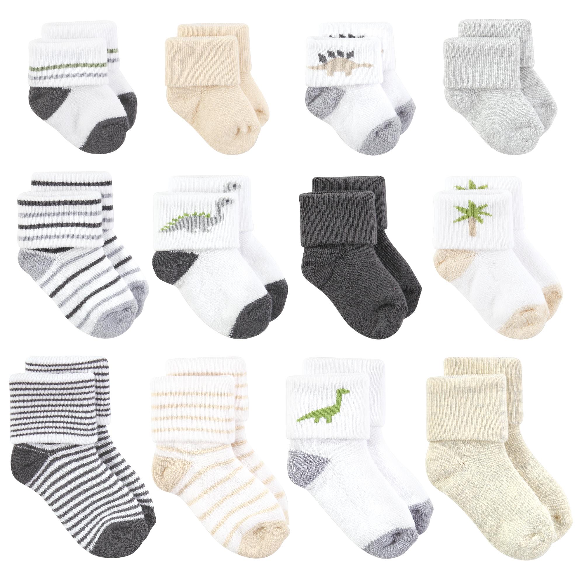 Unisex Assorted Size Socks Set, Prehistoric Teal