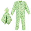 Boys Plush Jumpsuit with Matching Comfort Toy, Jurassic Forest