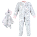 Girls Plush Jumpsuit with Matching Comfort Toy, Magic Unicorn Dreams