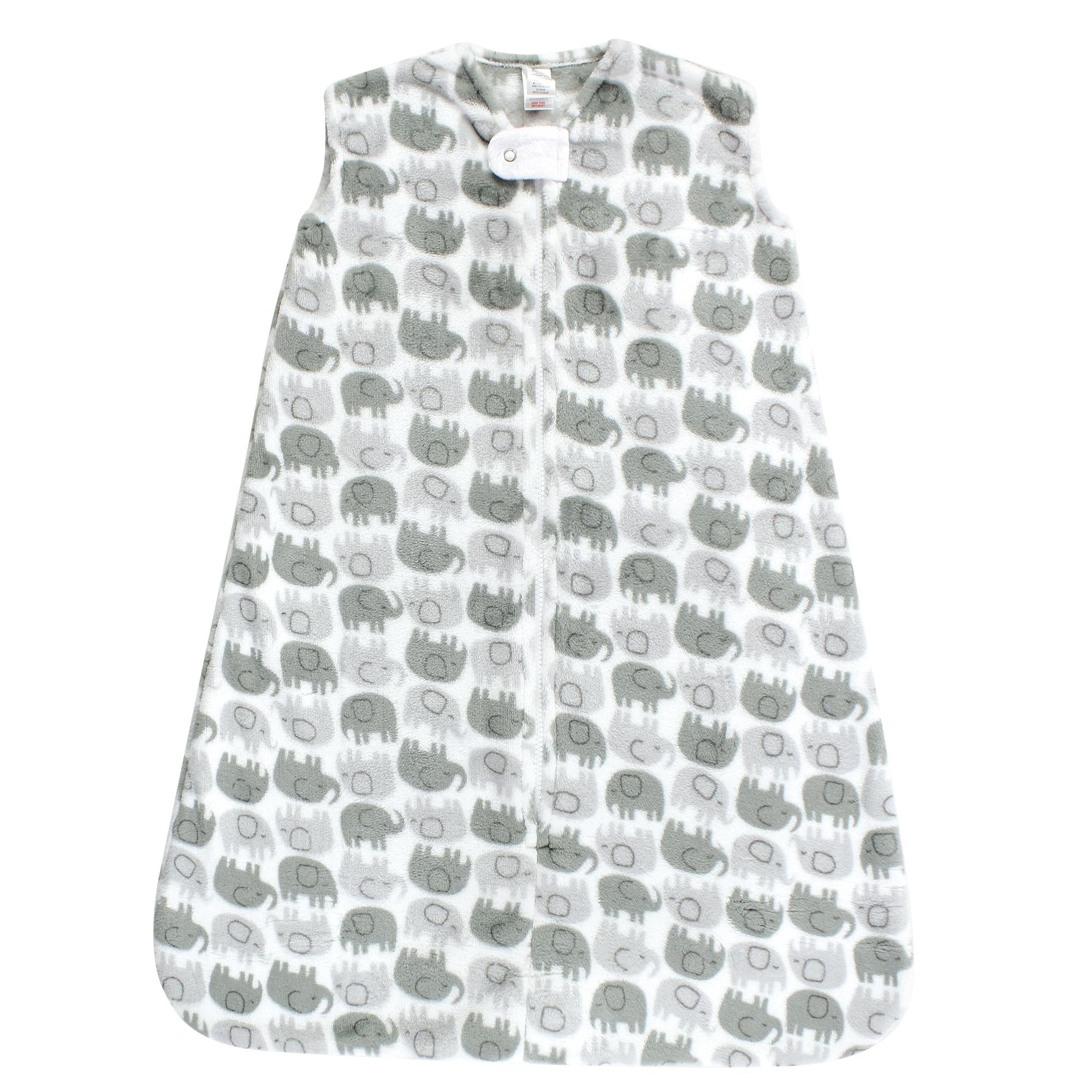 Unisex Plush Sleep Sack, Pachyderm Slate