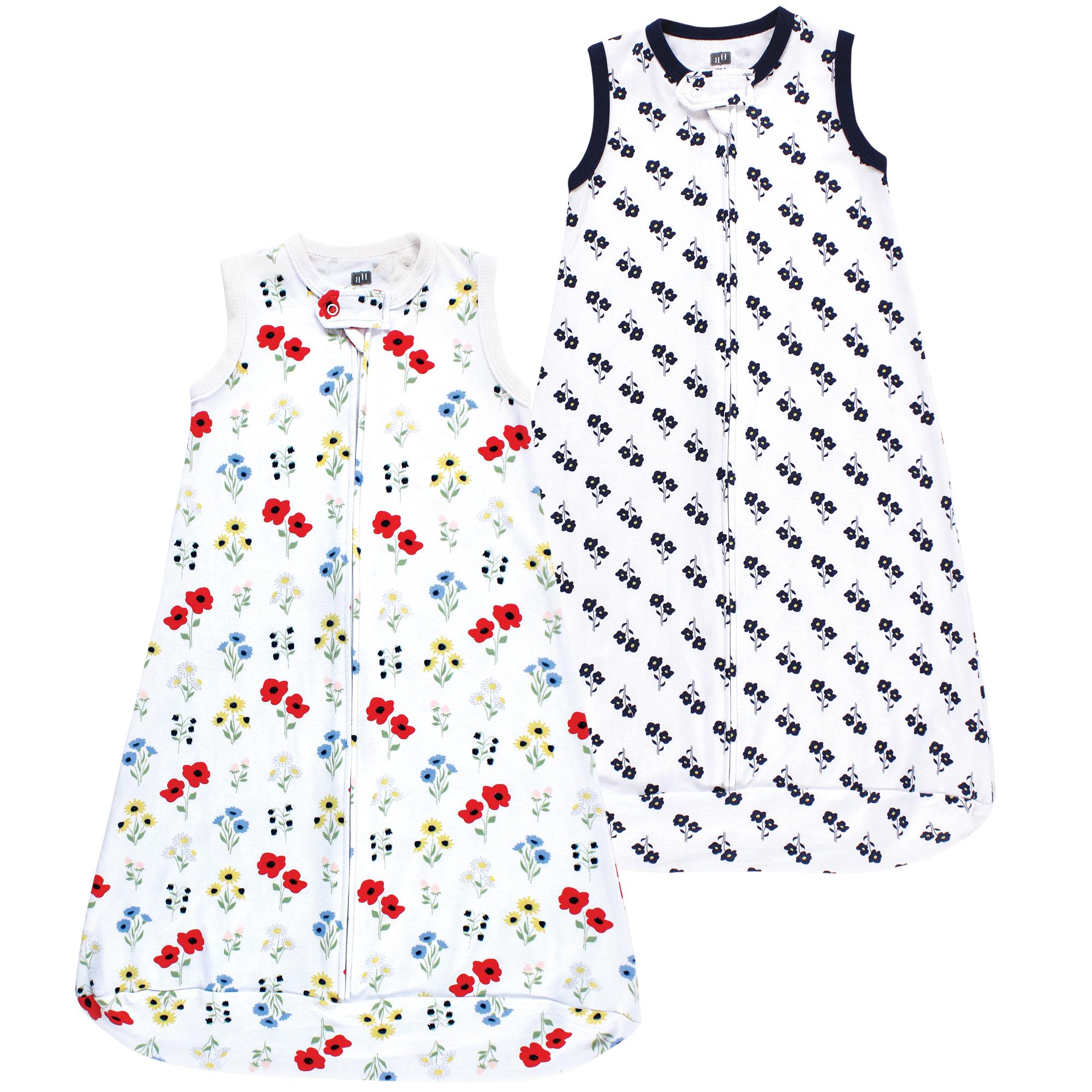 Girls Sleeveless Sleeping Bag, Botanical Bloom