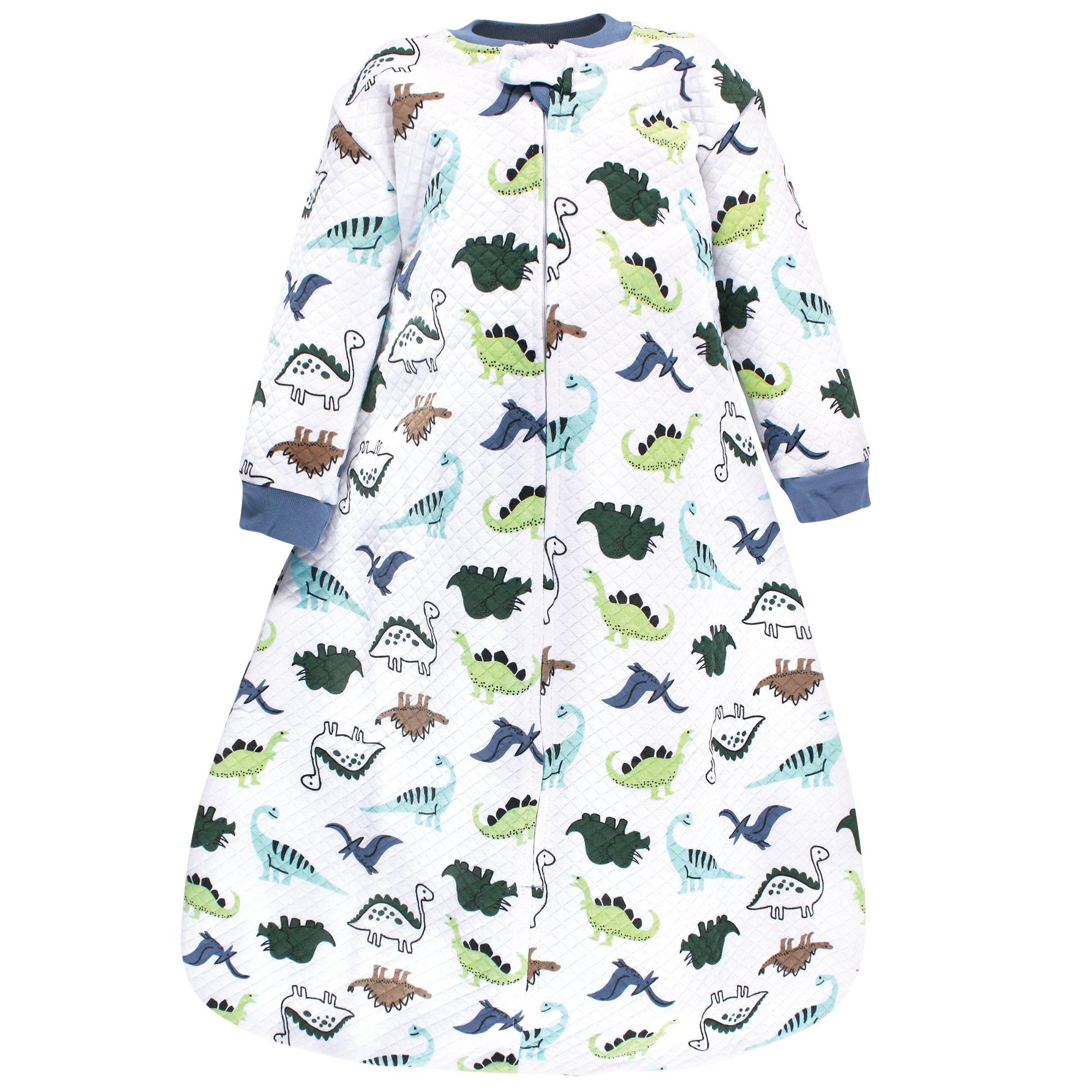 Boys Quilted Long Sleeve Sleep Sack, Prehistoric Pals