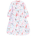 Girls Quilted Long Sleeve Sleep Sack, Forest Fox