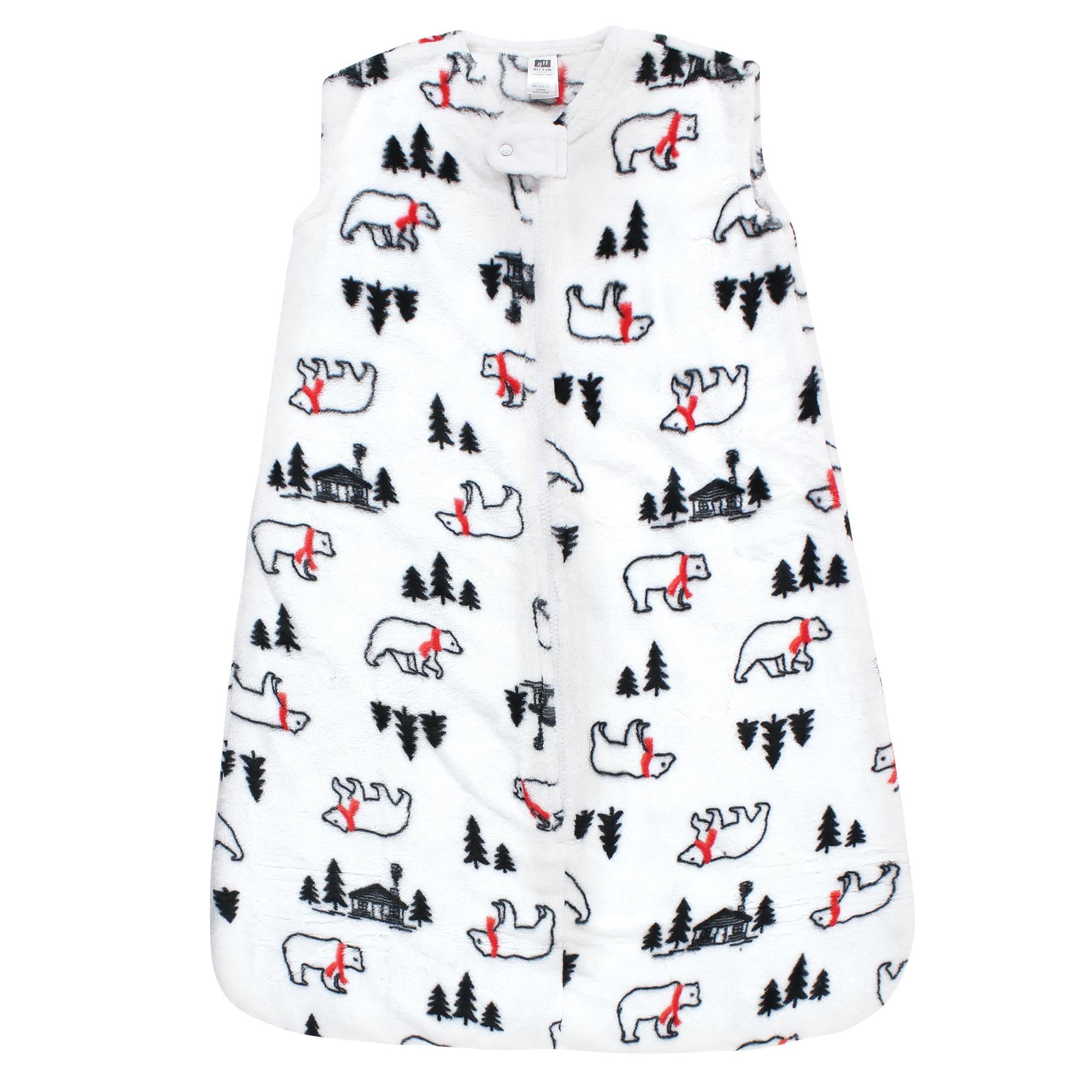 Girls Plush Sleep Sack, Frosted Forest Bear