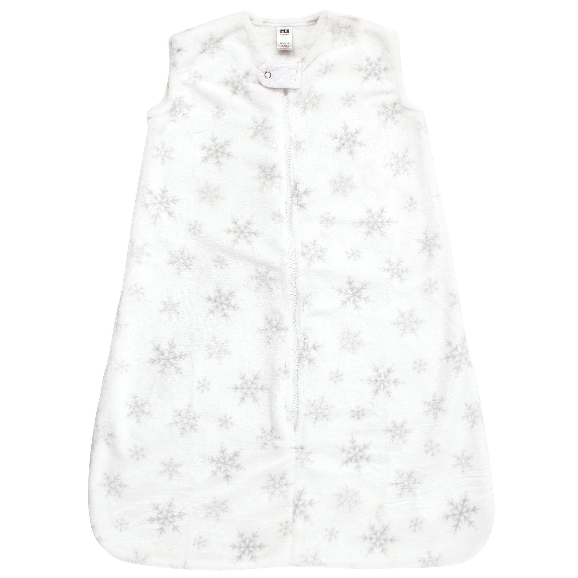 Girls Plush Sleep Sack, Winter Flurry