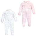 Girls Cozy Soft Plush Jumpsuits, Winter Flurry