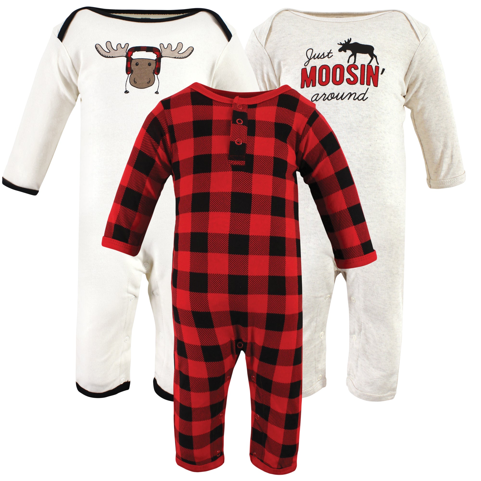Boys Jumpsuits, Snowy Forest Antlers