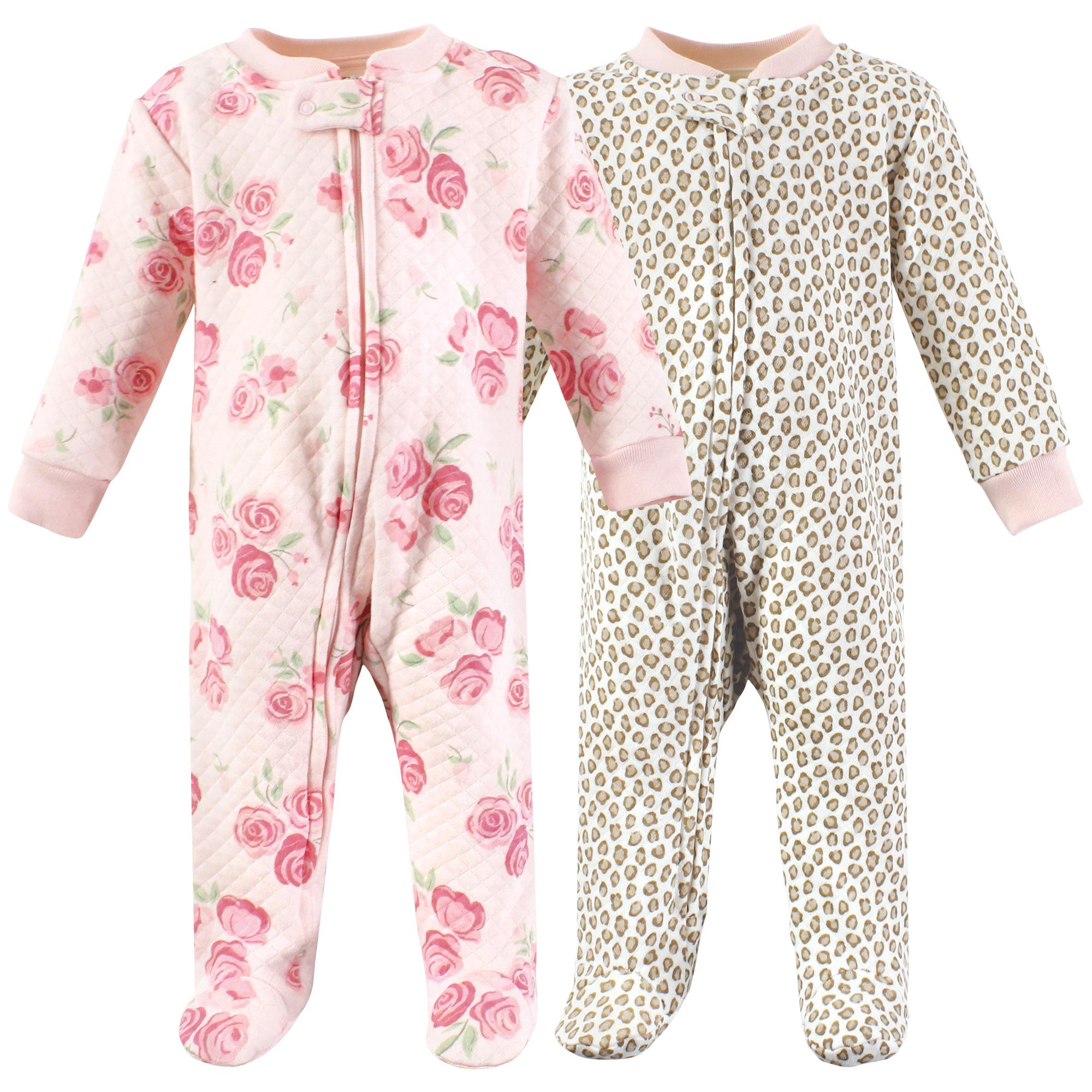 Girls Quilted Zipper Jumpsuit, Pink Petal Wildcat