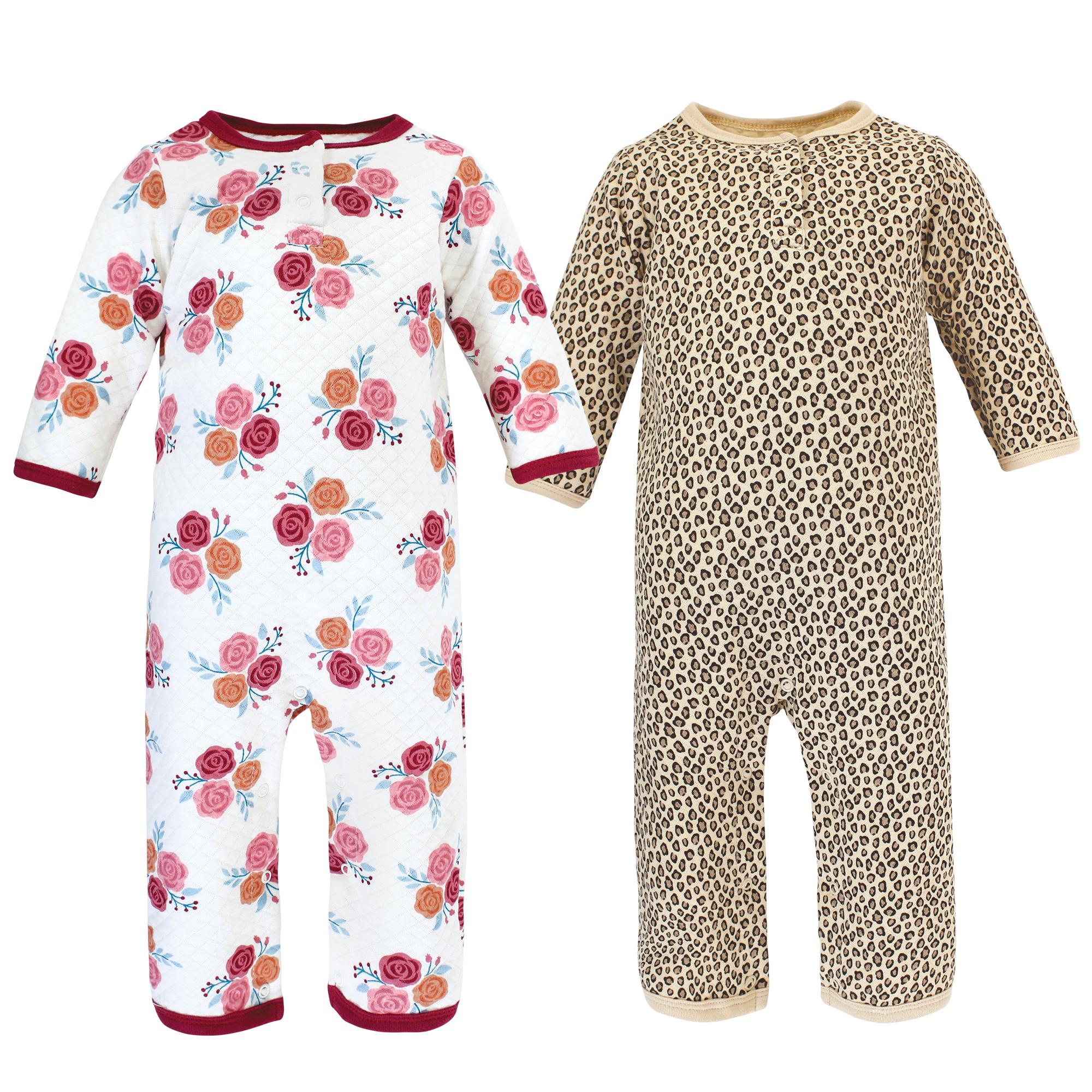 Girls Quilted Coveralls, Fall Blossom