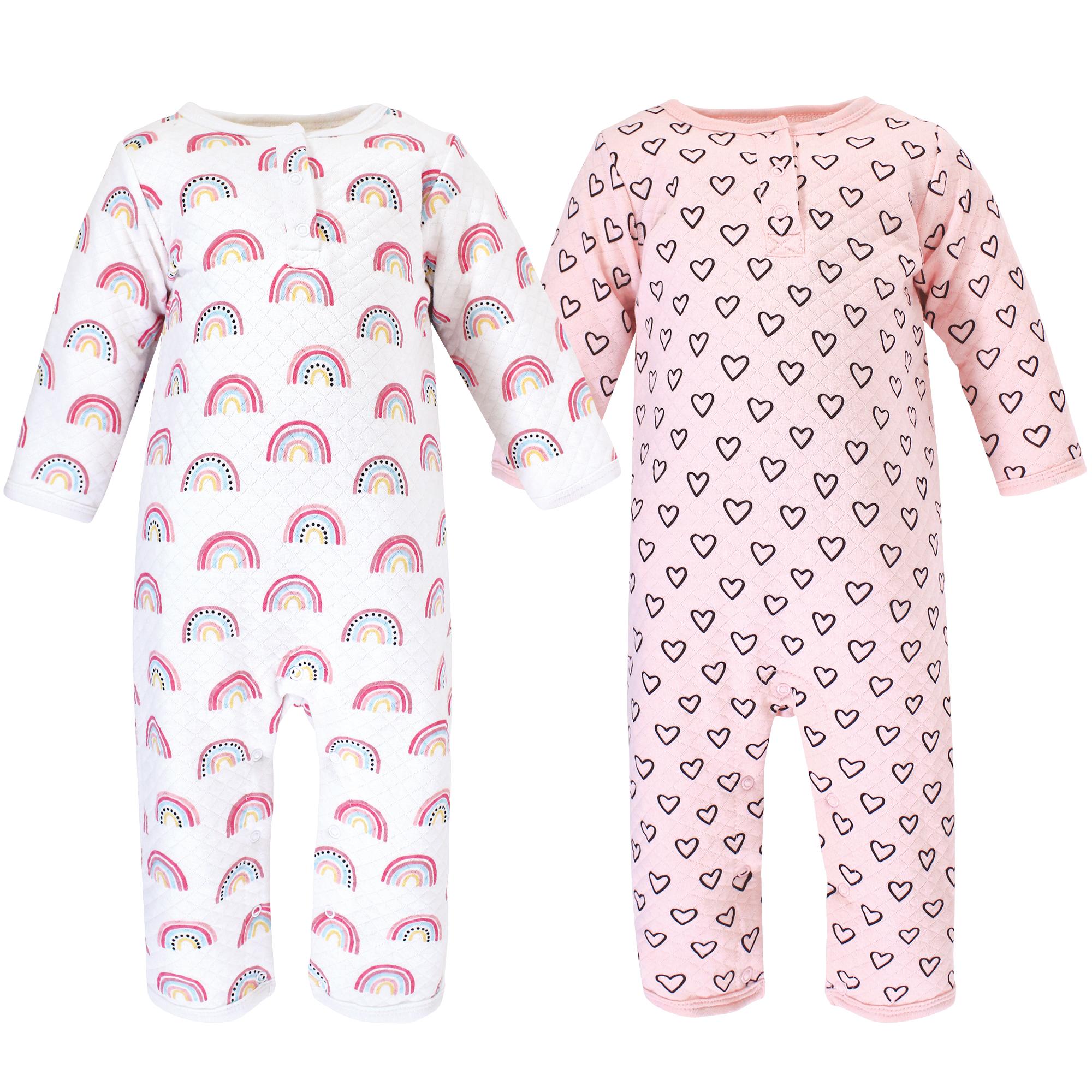 Girls Quilted Coveralls, Vibrant Prism