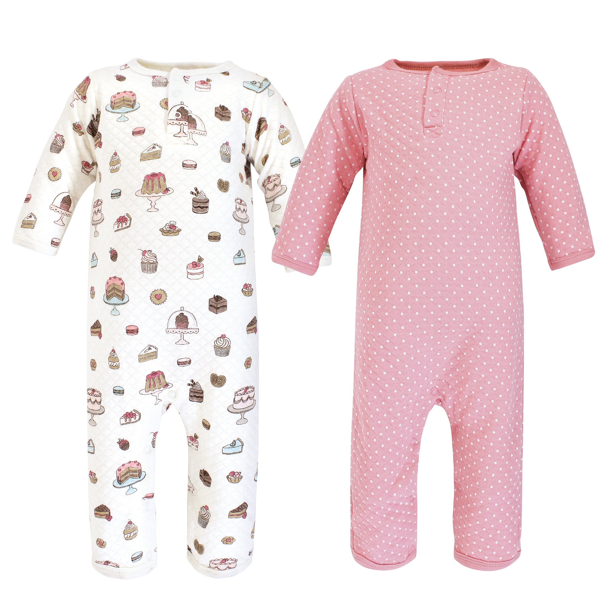 Girls Quilted Coveralls, Pastry Shop Treats