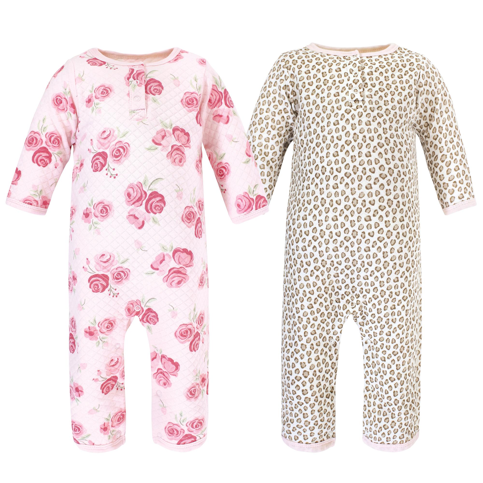 Girls Quilted Coveralls, Pink Petal Wildcat