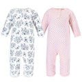 Girls Quilted Coveralls, Vintage Sky Floral