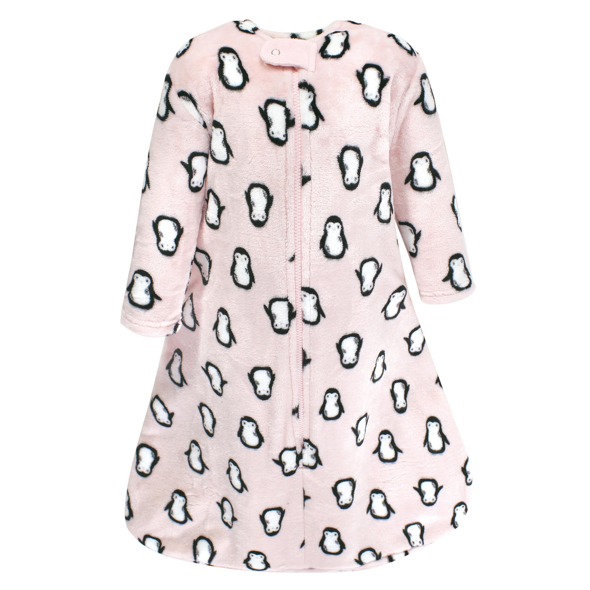 Girls Plush Sleep Sack, Blush Arctic Friend