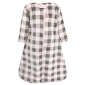 Girls Plush Sleep Sack, Rose and Stone Plaid