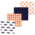 Boys Flannel Receiving Blankets Bundle, Autumn Spice