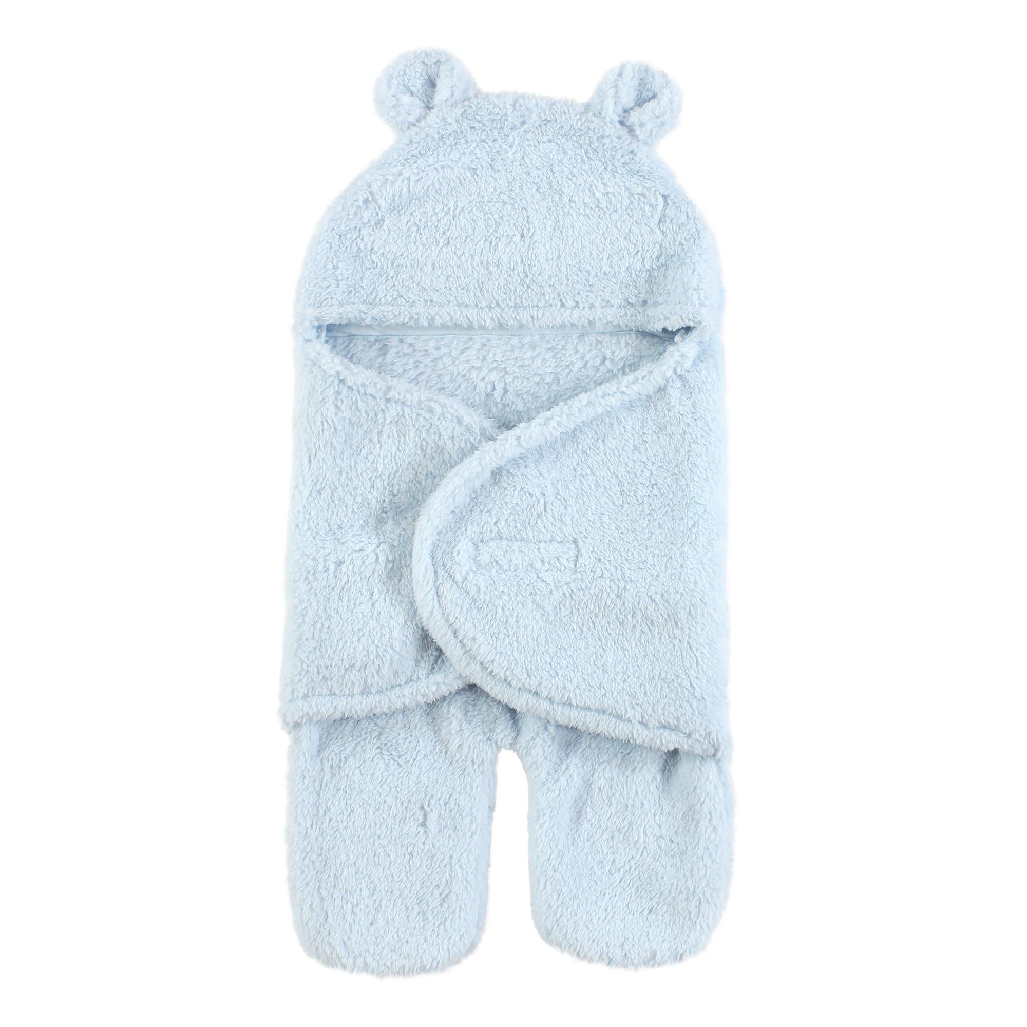Boys Outdoor Sherpa Stroller Wrap, Soft Azure