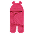 Girls Outdoor Sherpa Stroller Wrap, Rosy Magenta