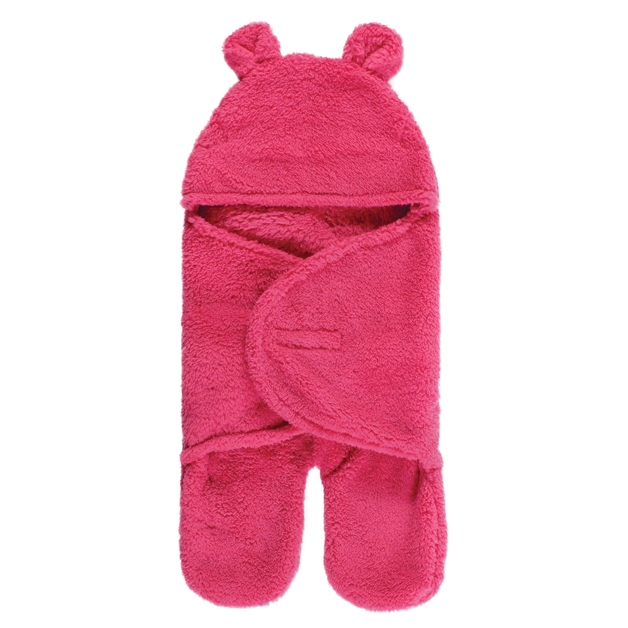 Girls Outdoor Sherpa Stroller Wrap, Rosy Magenta