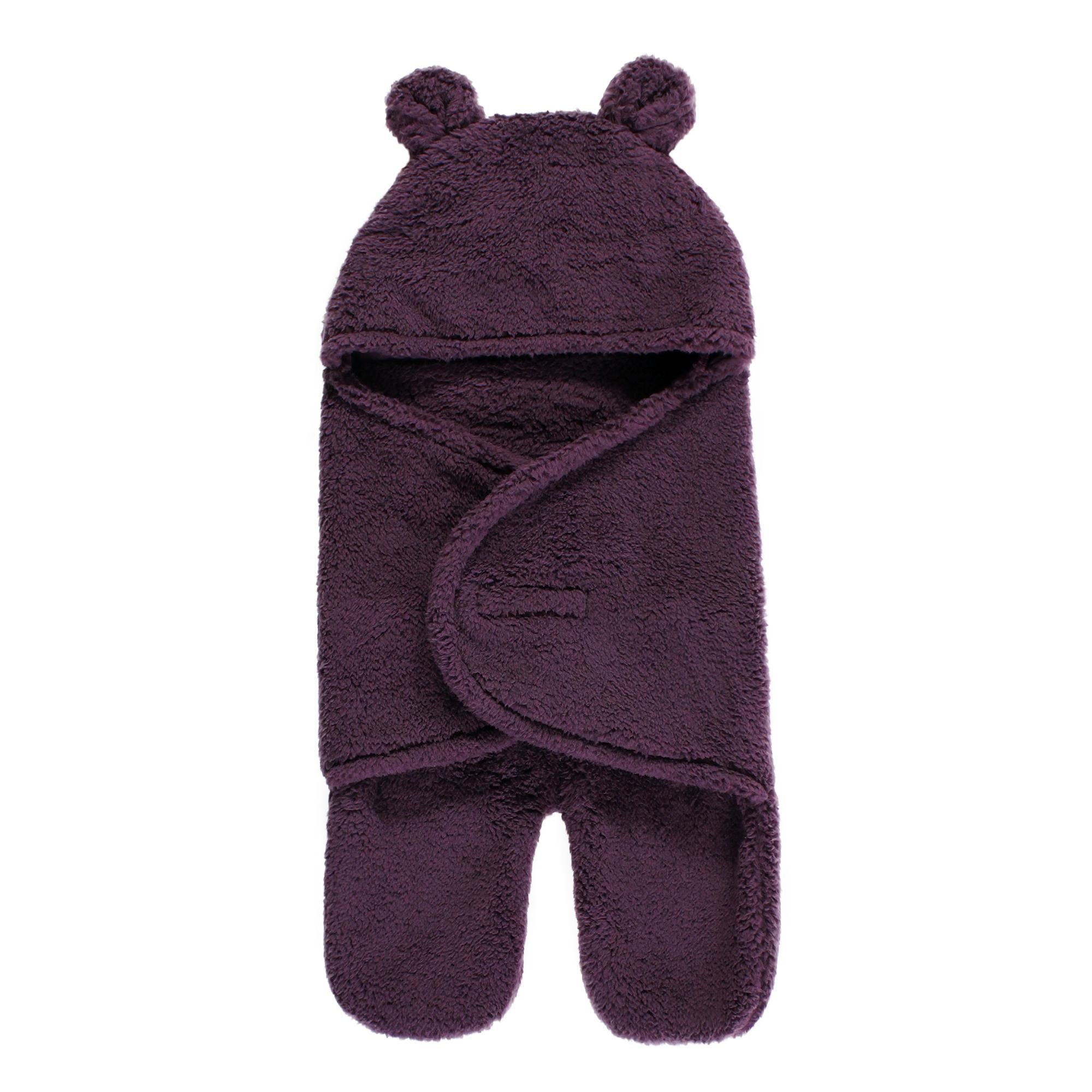 Girls Outdoor Sherpa Stroller Wrap, Velvet Violet