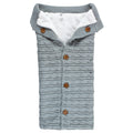 Unisex Sherpa Knit Stroller Wrap, Cloud Mist