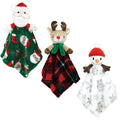 Unisex Animal Face Lovey, Wintry Snow Pal