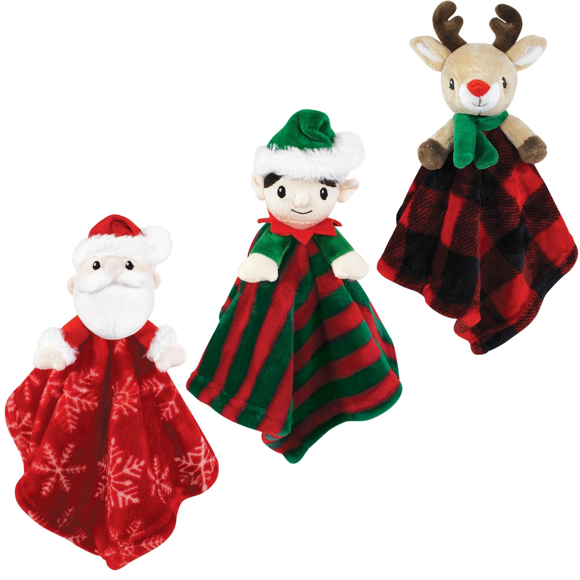 Unisex Animal Face Lovey, Holiday Sprite