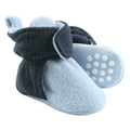 Boys Fleece Booties, Sky Cobalt Blend