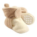 Unisex Fleece Booties, Toasted Vanilla