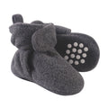 Unisex Fleece Booties, Smoked Slate