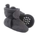 Unisex Fleece Booties, Slate Smoke