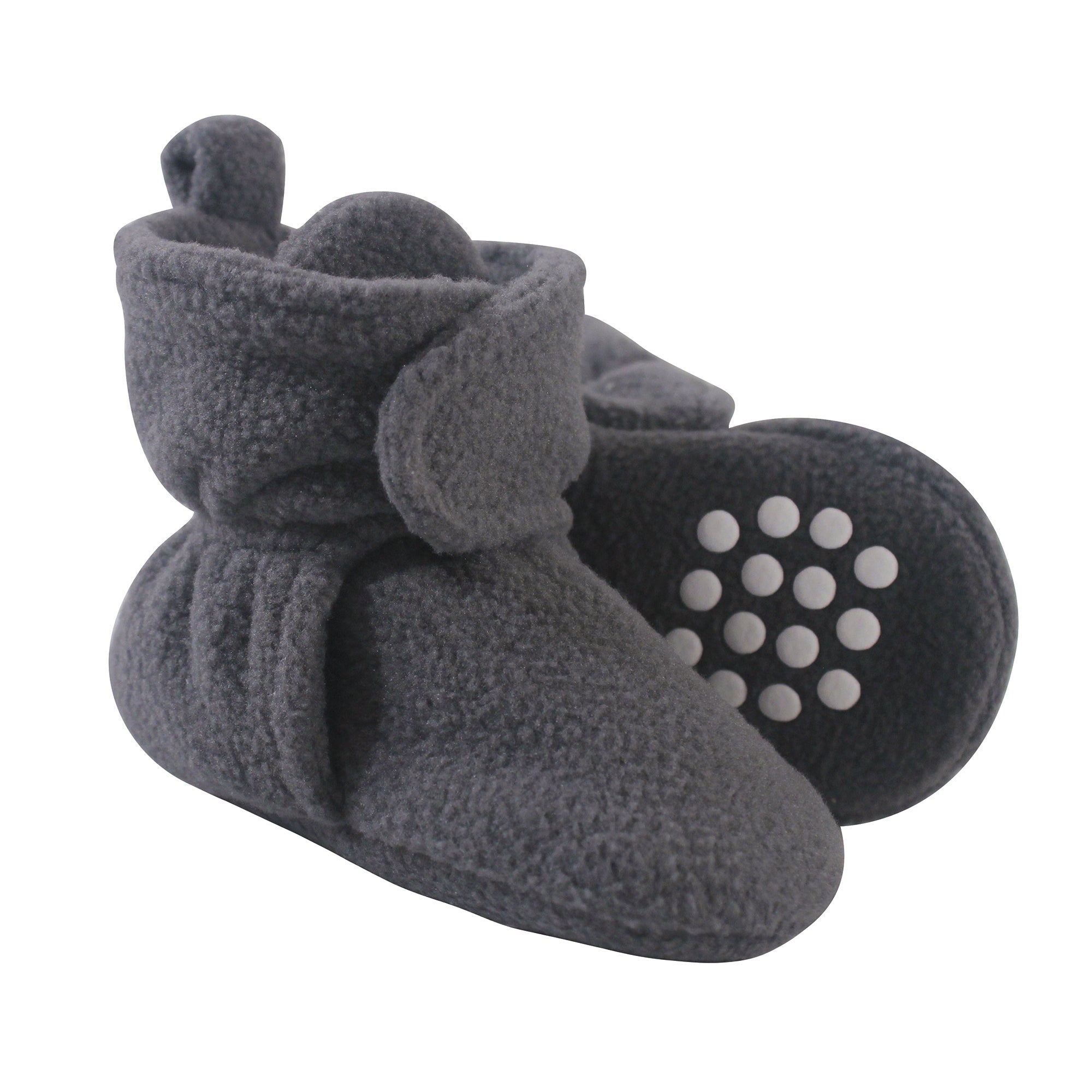Unisex Fleece Booties, Slate Smoke
