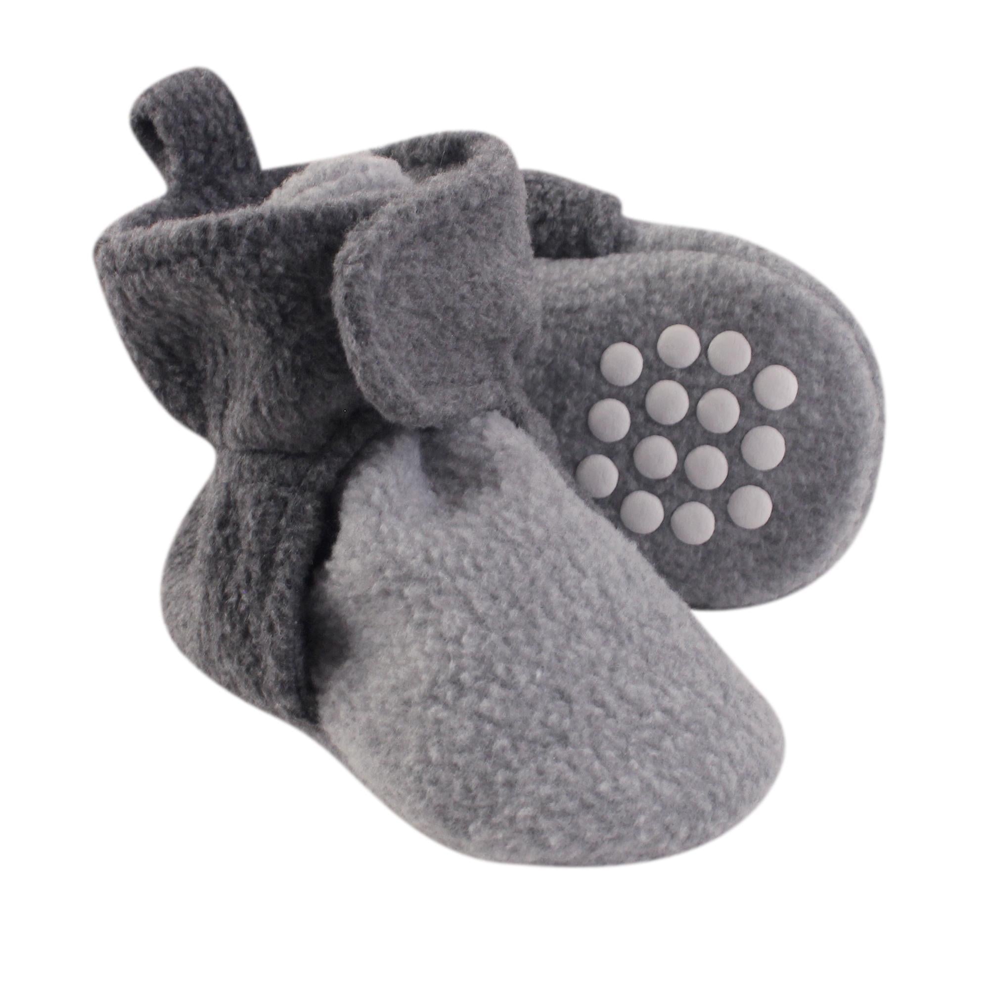Unisex Fleece Booties, Stormy Slate Mix