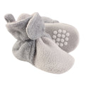 Unisex Fleece Booties, Mist and Pebble Gray