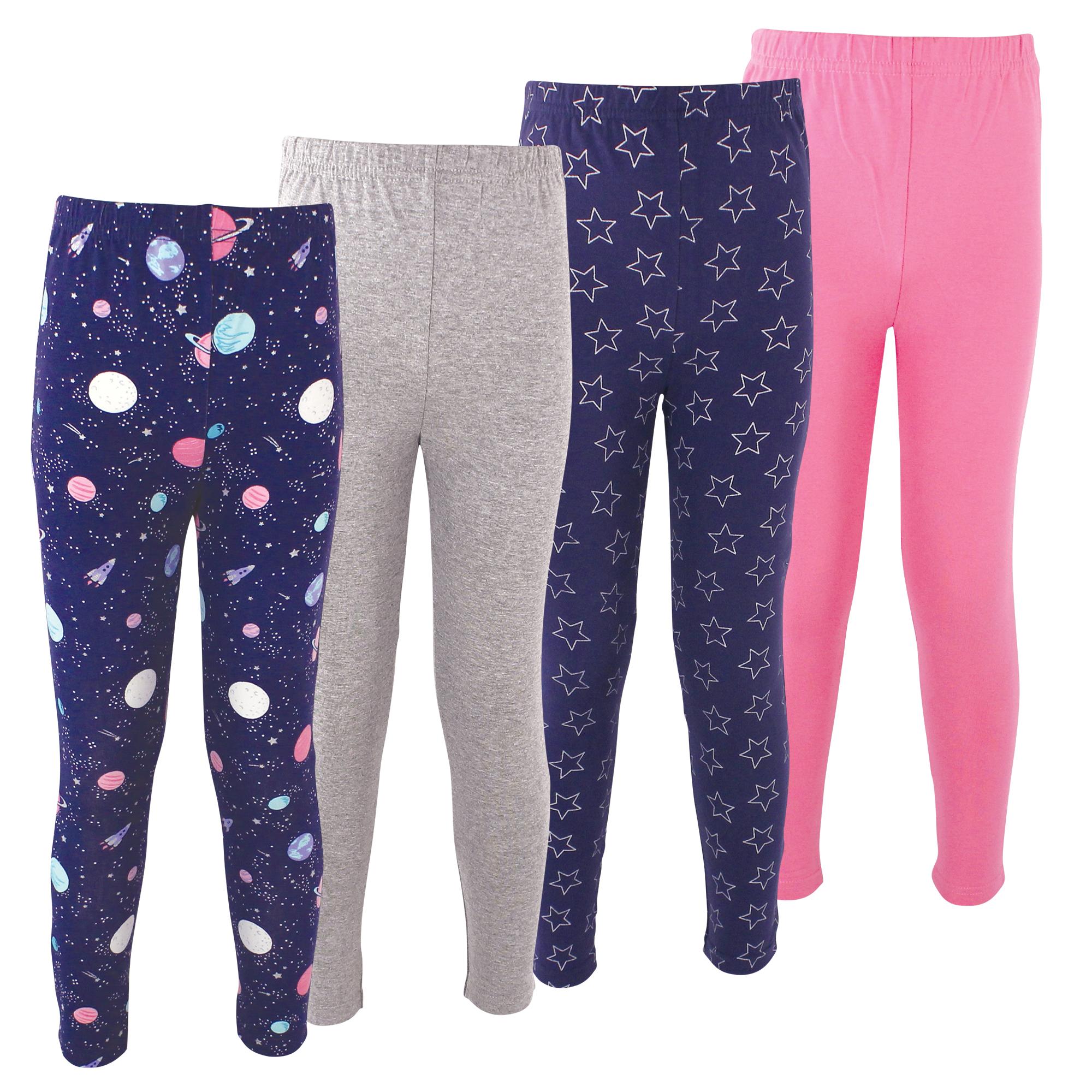 Girls Cotton Pants and Leggings Set, Cosmic Night