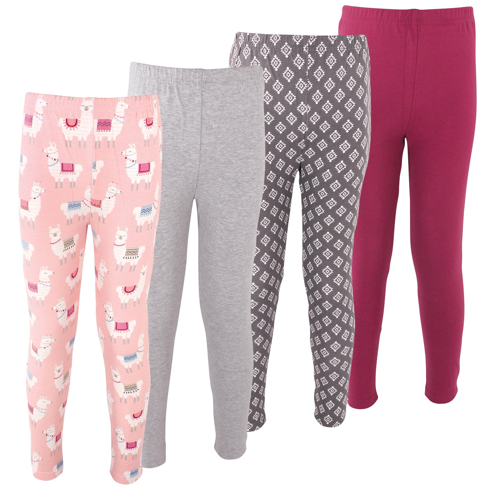 Girls Cotton Pants and Leggings Set, Desert Llama