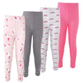 Girls Cotton Pants and Leggings Set, Whimsical Rainbow