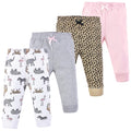 Girls Cotton Pants and Leggings Set, Blush Jungle Vibe