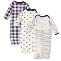 Boys Quilted Baby Gowns, Gridiron Fun