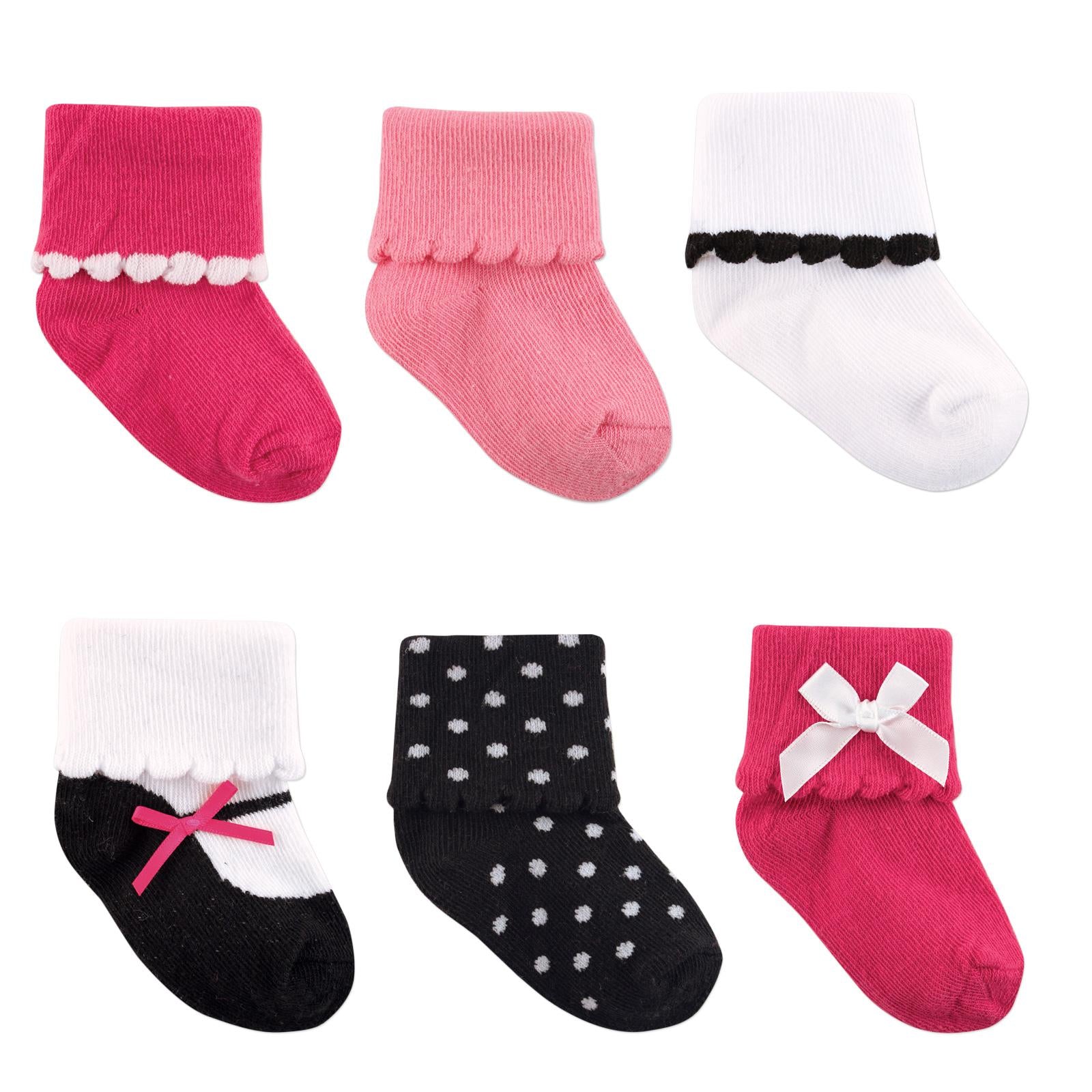 Girls Multipack Socks Set, Blush Midnight