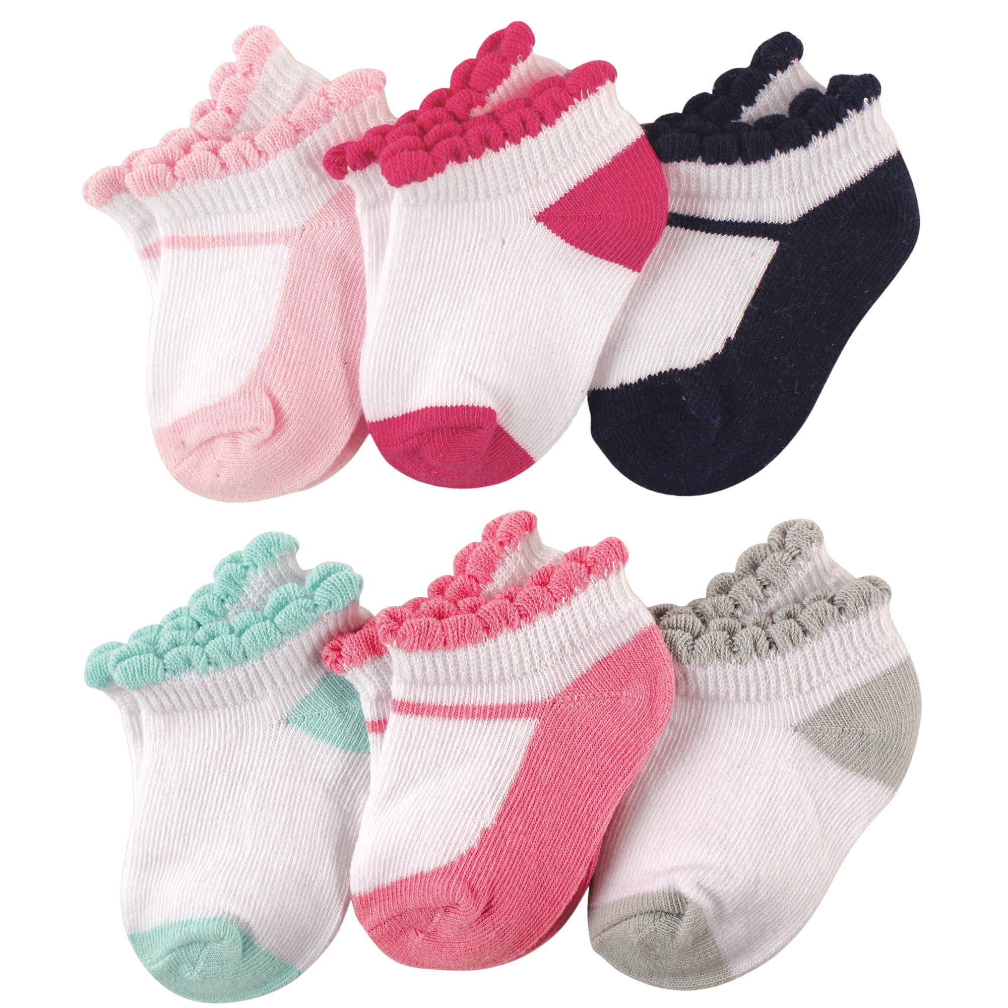 Girls Multipack Socks Set, Sweetheart Slipper