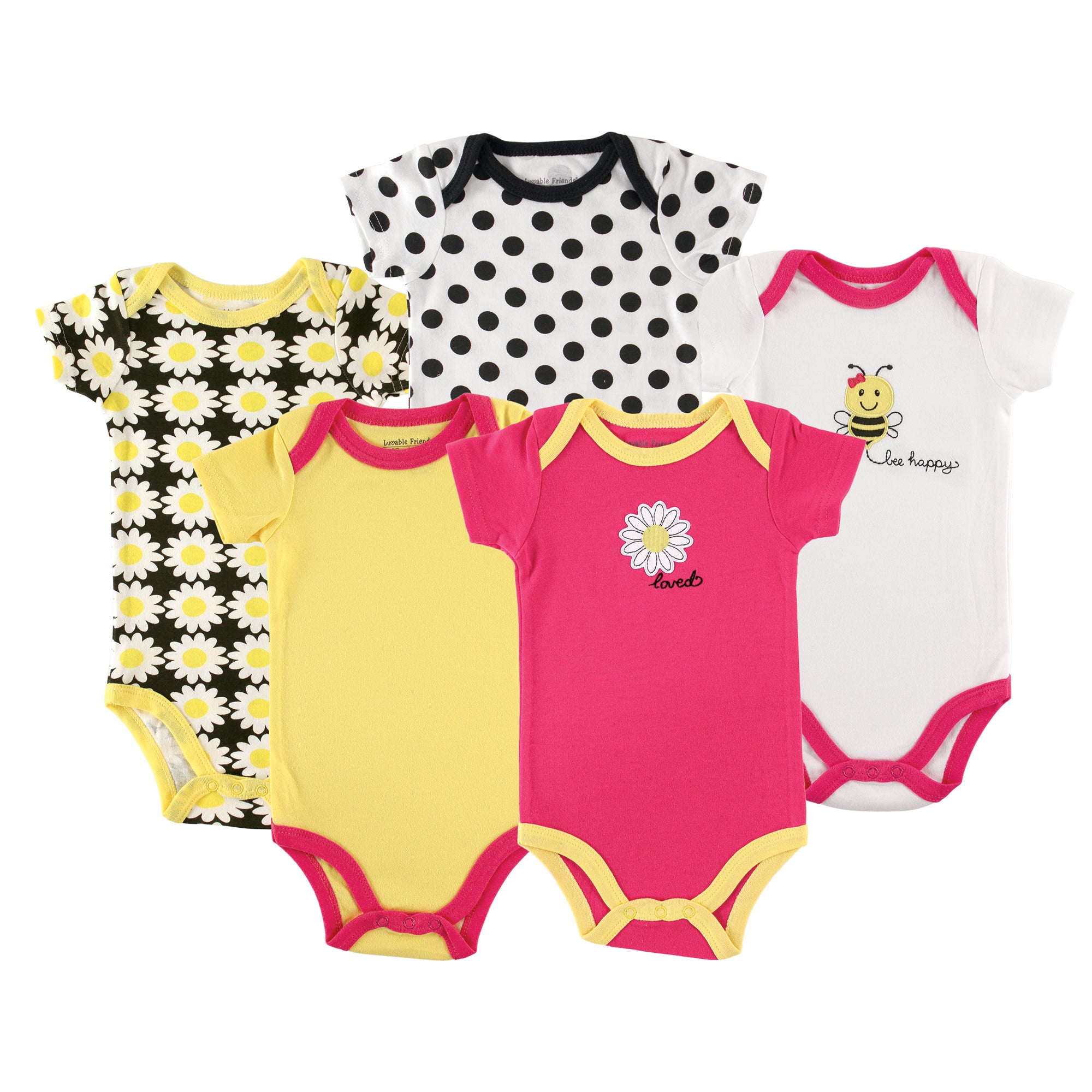Girls Essentials Bodysuits, Honey Bumble