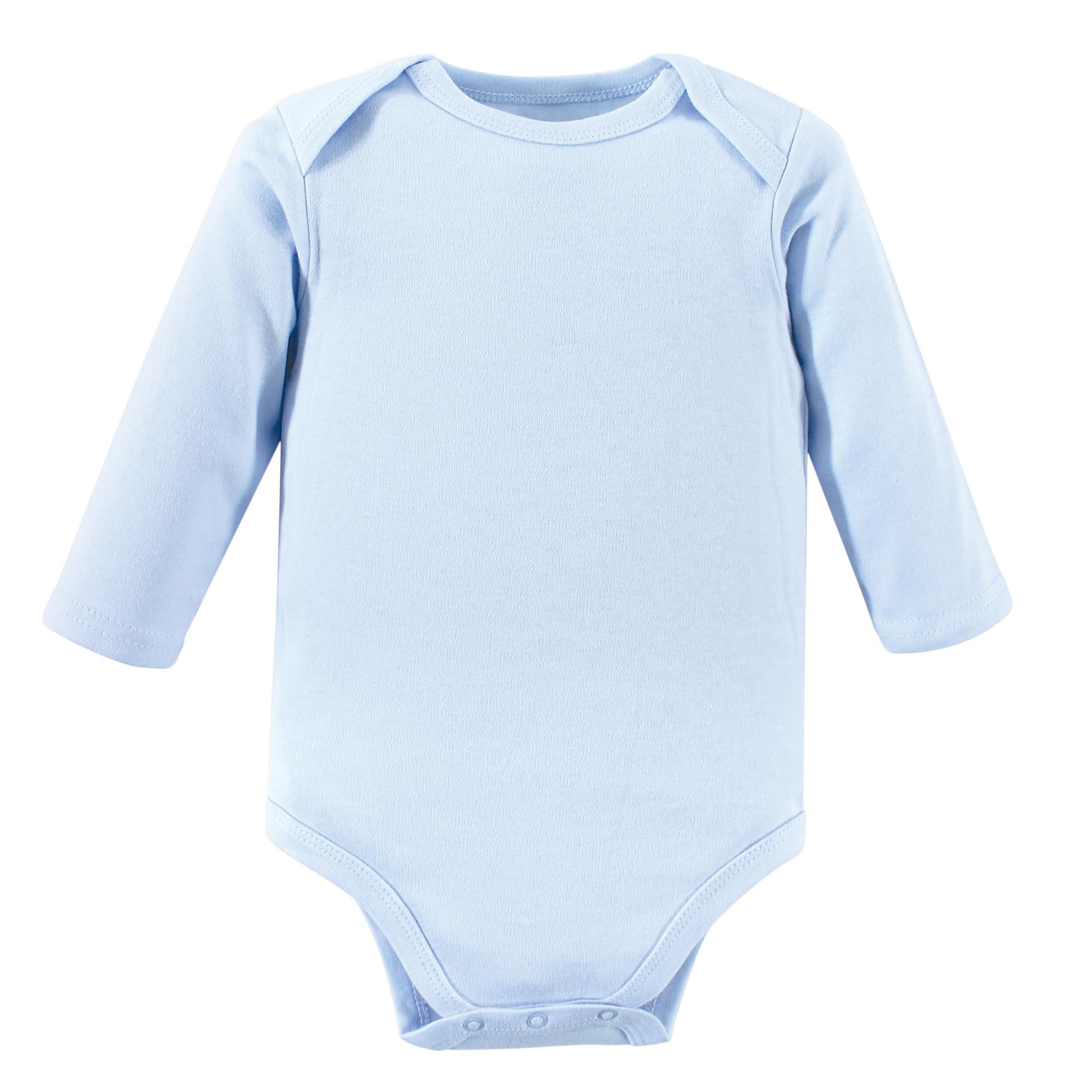 Boys Essentials Bodysuits, Cloud Blue