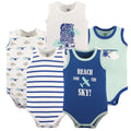 Boys Sleeveless Bodysuits, Cloud Pilot