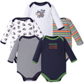 Boys Long Sleeve Bodysuits, Playful Puppy