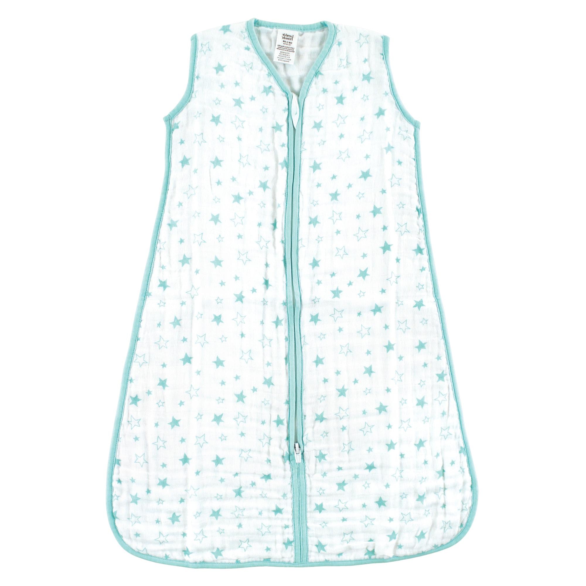 Unisex Sleeveless Muslin Sleep Sack, Midnight Starfield