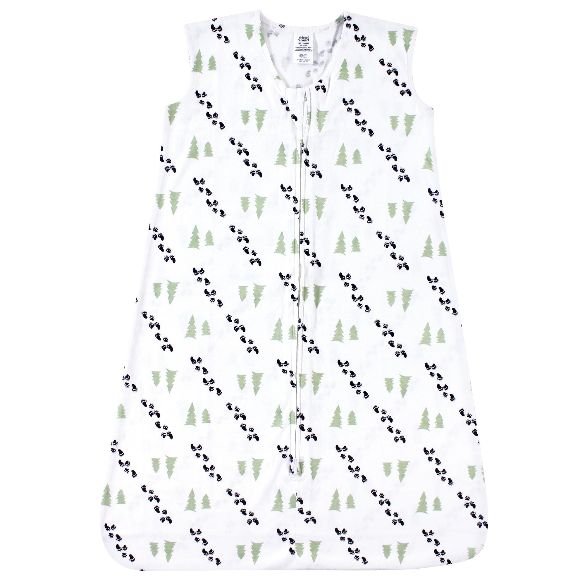 Boys Sleeveless Jersey Sleep Sack, Woodland Pine
