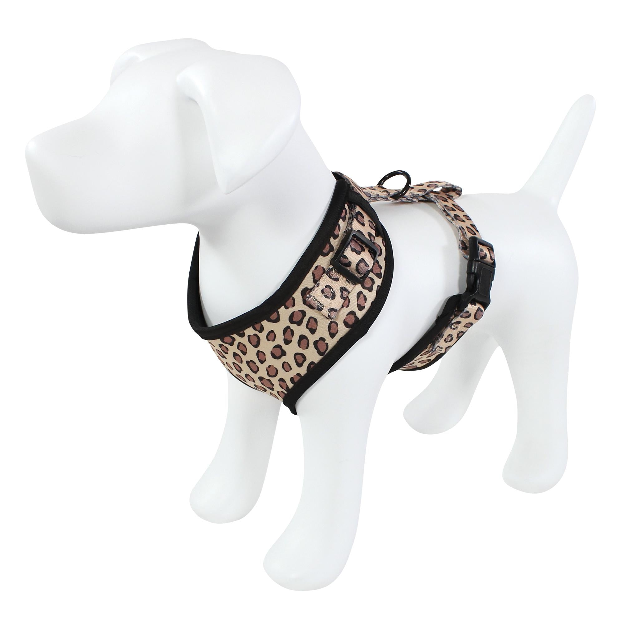 Adjustable Pet Harness, Pink Wildcat