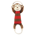 Plush Squeaky Rope Pet Toy, Wild Chimp